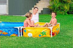 Bestway My First Frame Pool and Sandpit 2.13mx1.22mx30.5cm - Colorland Toys