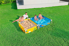 Bestway My First Frame Pool and Sandpit 2.13mx1.22mx30.5cm - Colorland Toys