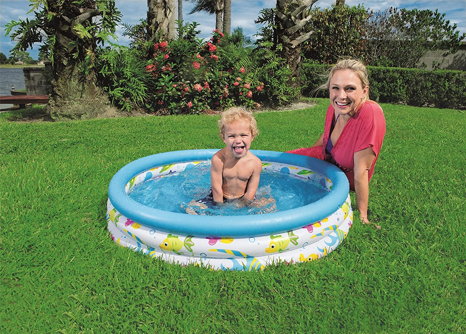 Bestway Ocean Life Swimming Pool 102x25cm 51008 - Colorland Toys