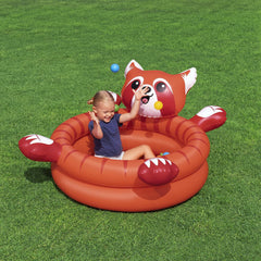 Bestway Playful Red Panda Ball Pit 107cm x 94cm x 58cm 52702 - Colorland Toys