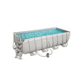Bestway Power Steel Frame Rectangular Pool 4.88mx2.44mx1.22m 56670 - Colorland Toys