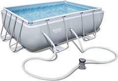 Bestway Power Steel Rectangular Frame Pool 2.82mx1.96mx84cm 56629 - Colorland Toys