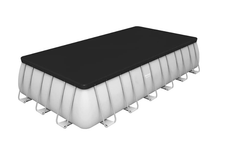 Bestway Power Steel Rectangular Frame Pool 7.32mx3.66mx1.32m 56475 - Colorland Toys