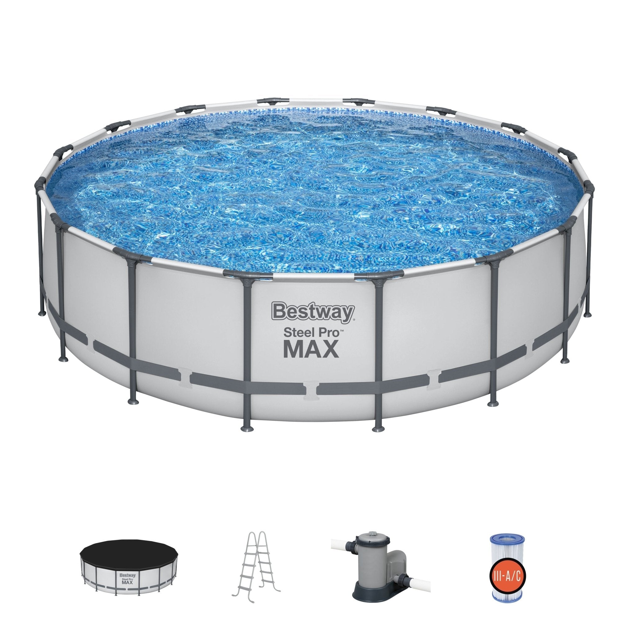 Bestway Round Pool Set 4.88 x 1.22m 5612Z - Colorland Toys