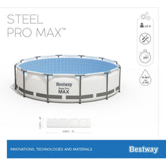 Bestway Round Pool Set 4.88 x 1.22m 5612Z - Colorland Toys
