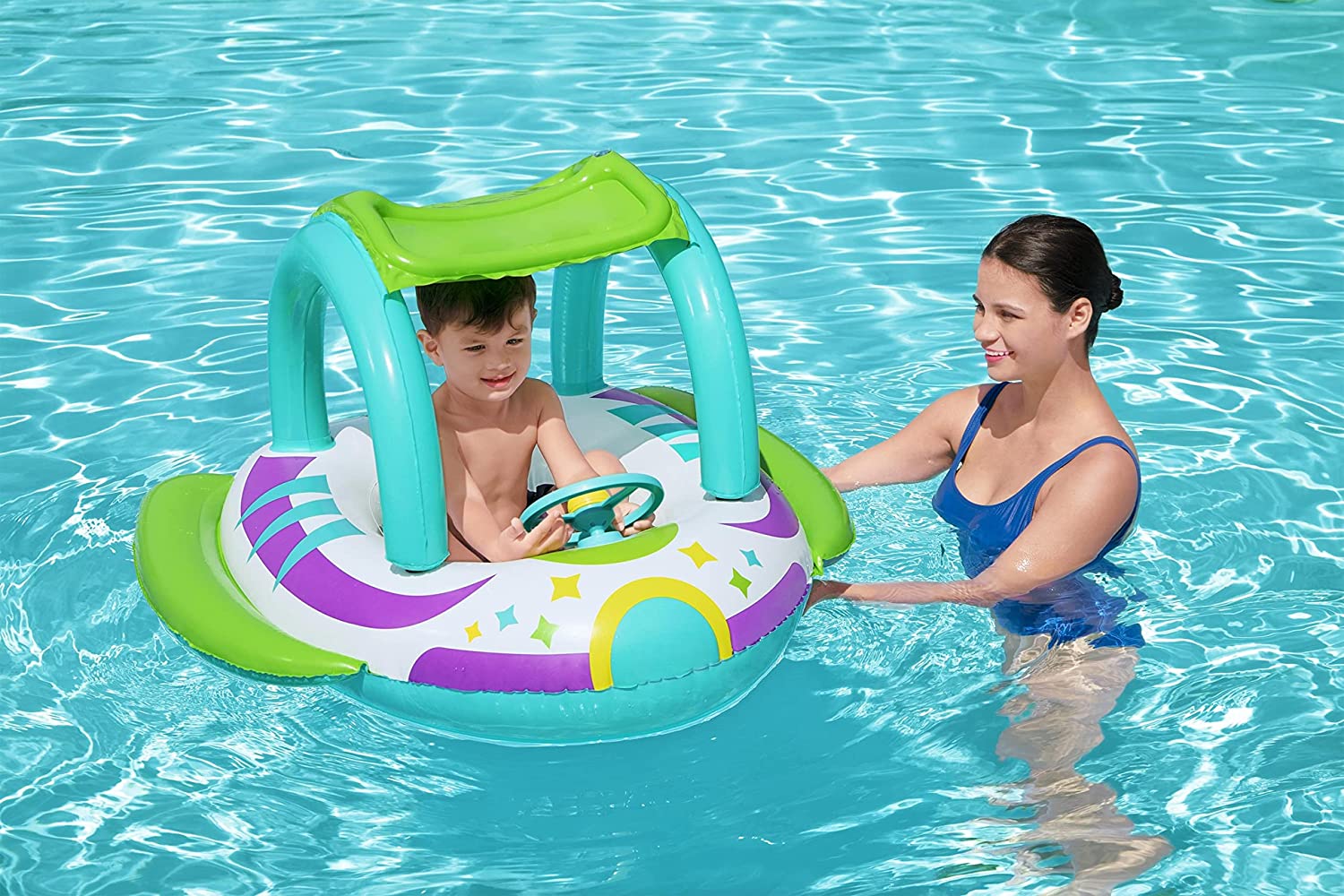 Bestway Space Splash Baby Boat 1.07mx1.12m 34149 - Colorland Toys