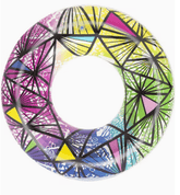 Bestway Stained Glass Swim Ring 1.19m 36232 - Colorland Toys