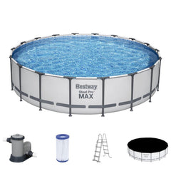 Bestway Steel Pro Max Round Frame Pool 5.49m x 1.22m 56462 - Colorland Toys