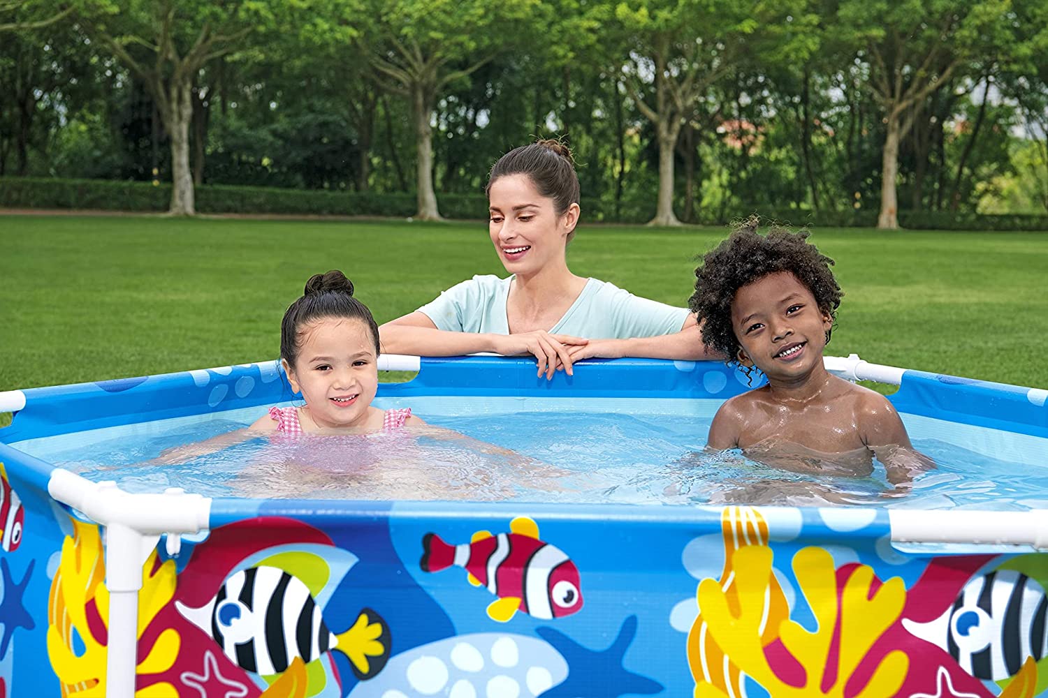 Bestway Steel Pro UV Careful Splash - in - Shade Play Pool 1.83mx51cm 5618T - Colorland Toys
