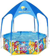 Bestway Steel Pro UV Careful Splash - in - Shade Play Pool 1.83mx51cm 5618T - Colorland Toys