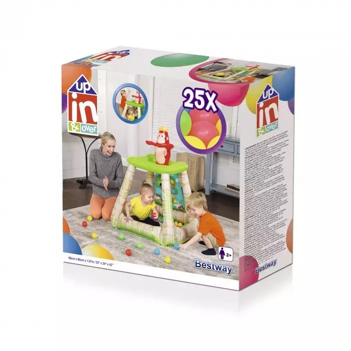 Bestway Up, In & Over Jungle Ball Pit 89 x 86 x 107 cm 52266 - Colorland Toys