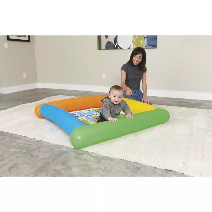 Bestway Up, In & Over Play Mat Animal Friends 132 x 23 cm 52240 - Colorland Toys