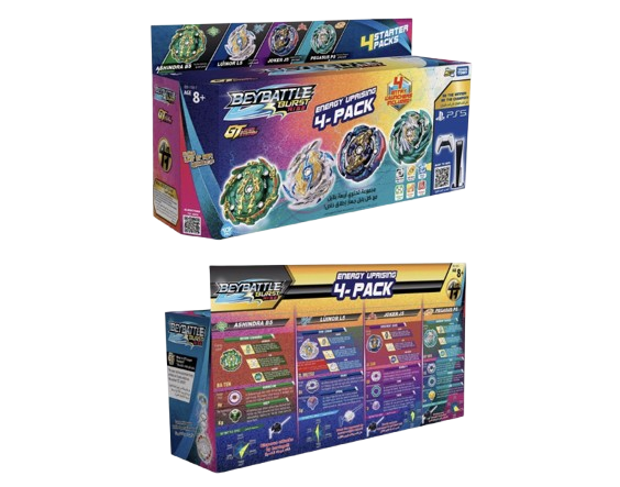 Beybattle Beyblade Energy Uprising 4 - Pack - A BB - 158 - T - Colorland Toys