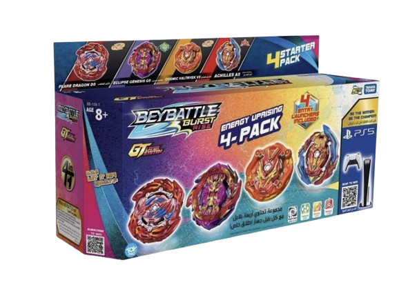 Beybattle Beyblade Energy Uprising 4 - Pack - B BB - 159 - T - Colorland Toys