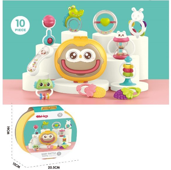 Bibi - Inn Baby Rattle Toys R1413/608 - 88 - Colorland Toys