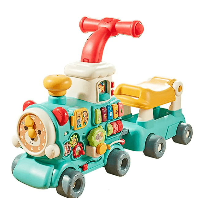 Bibi - Inn Multifunctional 5 - in - 1 Baby Walker Train B11526/6064 - Colorland Toys