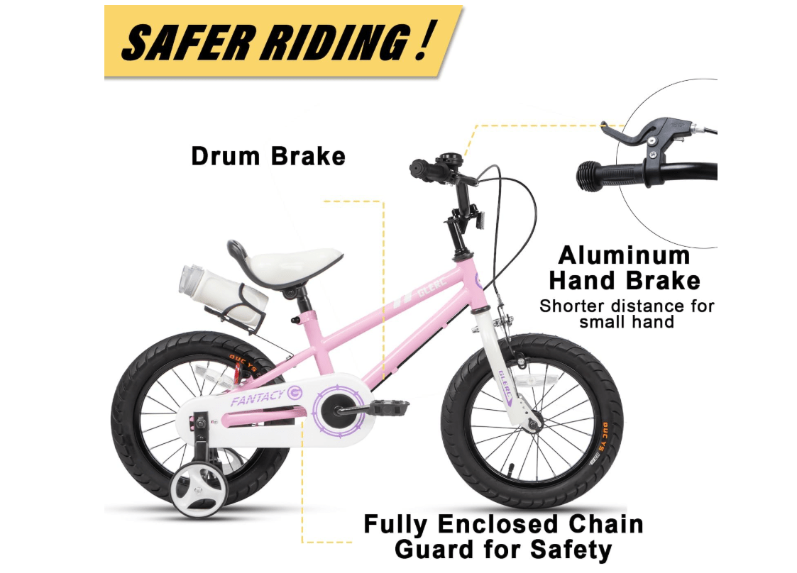 Bicycle 12inch Pink 100 - 41 - 12 - Colorland Toys