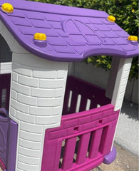 Big Playhouse with 2 Play Activities Pink CHD - 358 - Colorland Toys