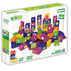 Biobuddi Educational Blocks 60 Piece BB - 0009 - Colorland Toys