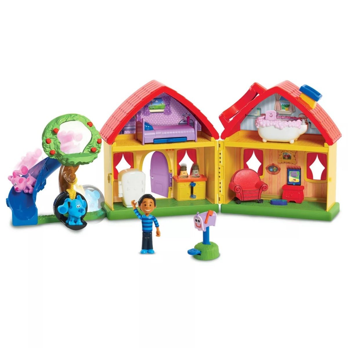 Blue's Clues & You! Blue's House Playset 13pc 49610 - Colorland Toys