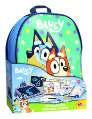 Bluey Backpack Colouring And Drawing School 104604 - Colorland Toys