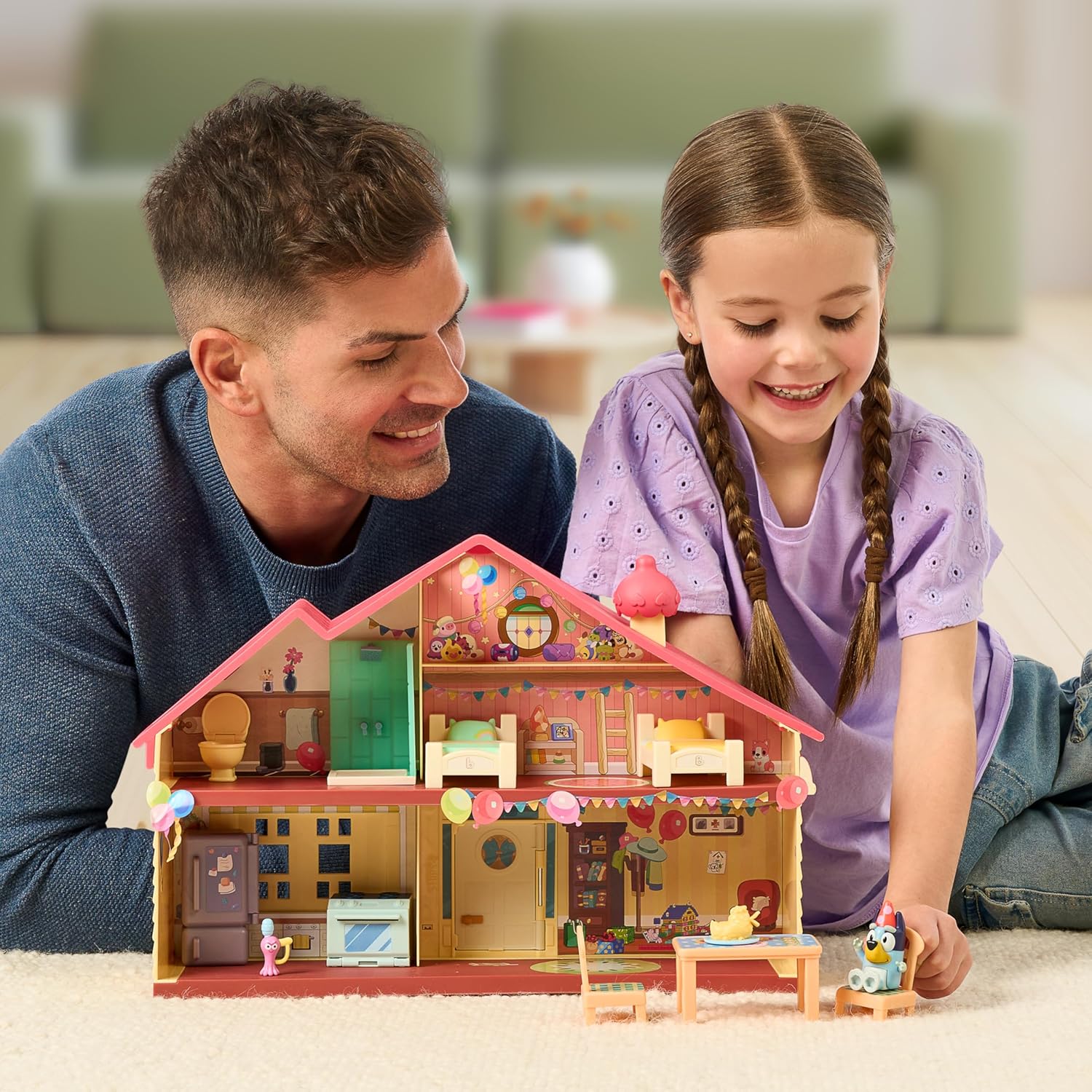 Bluey Celebration Home Playset 17669 - Colorland Toys