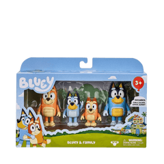 Bluey S1 Figure 4 - Pack family 13009 - Colorland Toys
