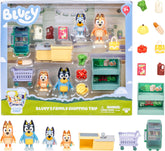 Bluey Series 13 Let’s Play Chef Family Shopping Trip Figure Playset - Colorland Toys