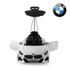 BMW Push Car with Handle & Canopy White 3673C - Colorland Toys