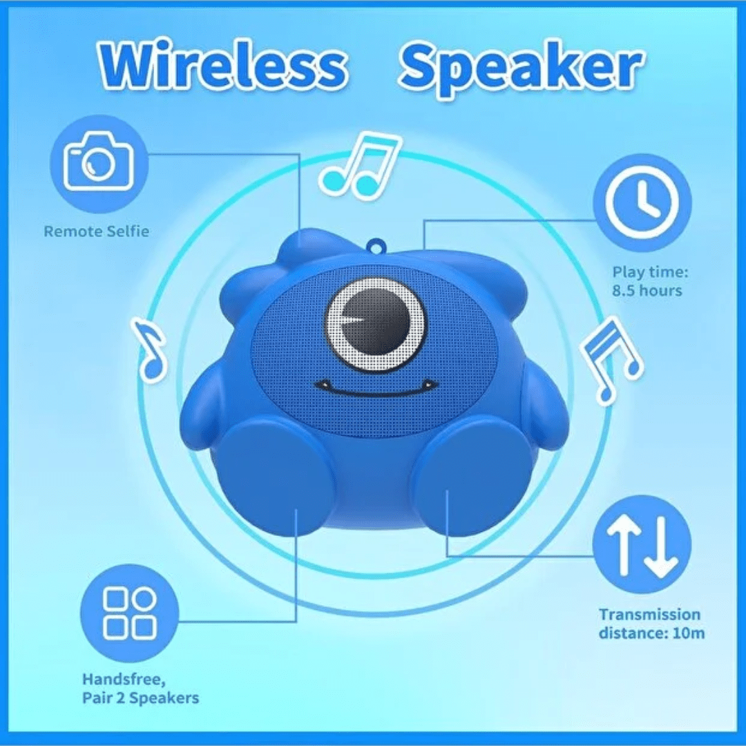 Booma Pulse Wireless Speaker Blue WLSP001B - Colorland Toys
