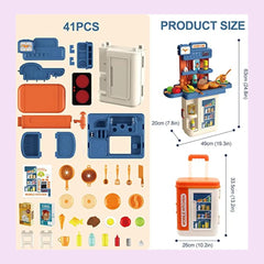 Bowa 4 in 1 Mobile Kitchen Cooking Game - Colorland Toys