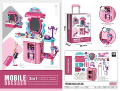 Bowa Mobile Dresser 3 - in - 1 Beauty Set 8125 - Colorland Toys