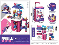 Bowa Mobile Hospital Set 3 - in - 1 8123AP - Colorland Toys