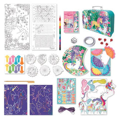 Box Candiy Unicorn Adventure - Travel Suitcase Multi Craft And Activity Set BCS2107 - Colorland Toys