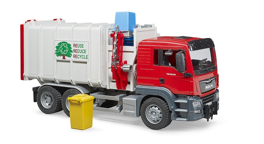 Bruder Man TGS Side Loading Garbage Truck 03761 - Colorland Toys