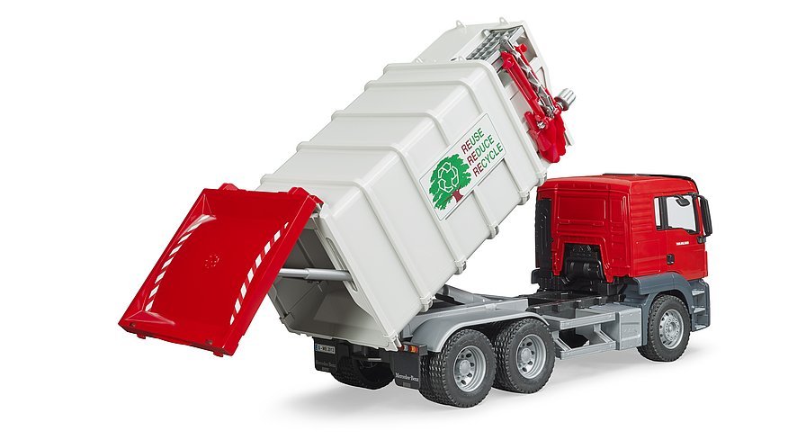 Bruder Man TGS Side Loading Garbage Truck 03761 - Colorland Toys