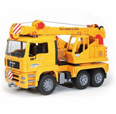Bruder Man Yellow Crane Truck with 360 Degree Swiveling Crane 02754 - Colorland Toys