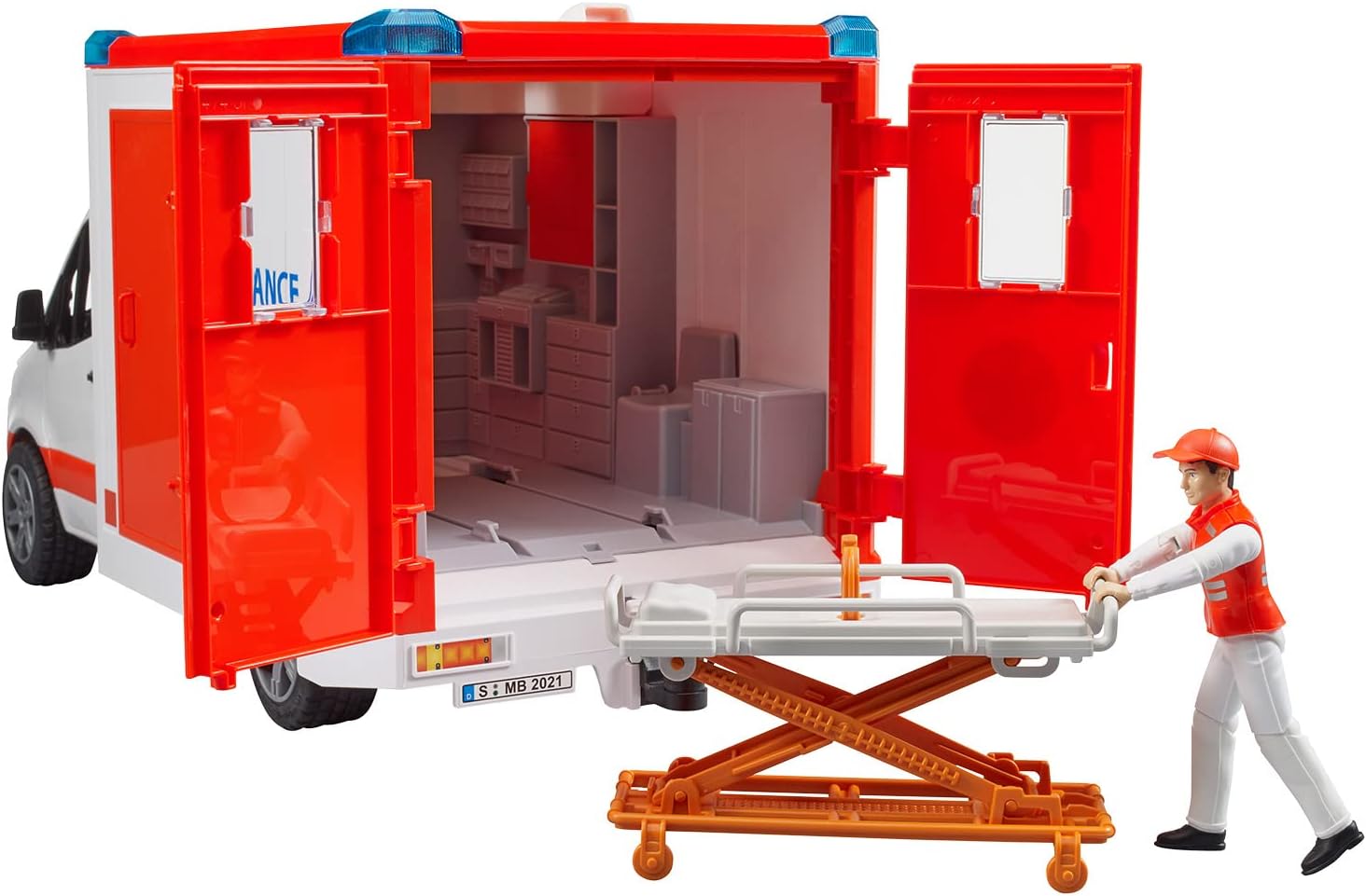 Bruder MB Sprinter Ambulance with Driver 02676 - Colorland Toys