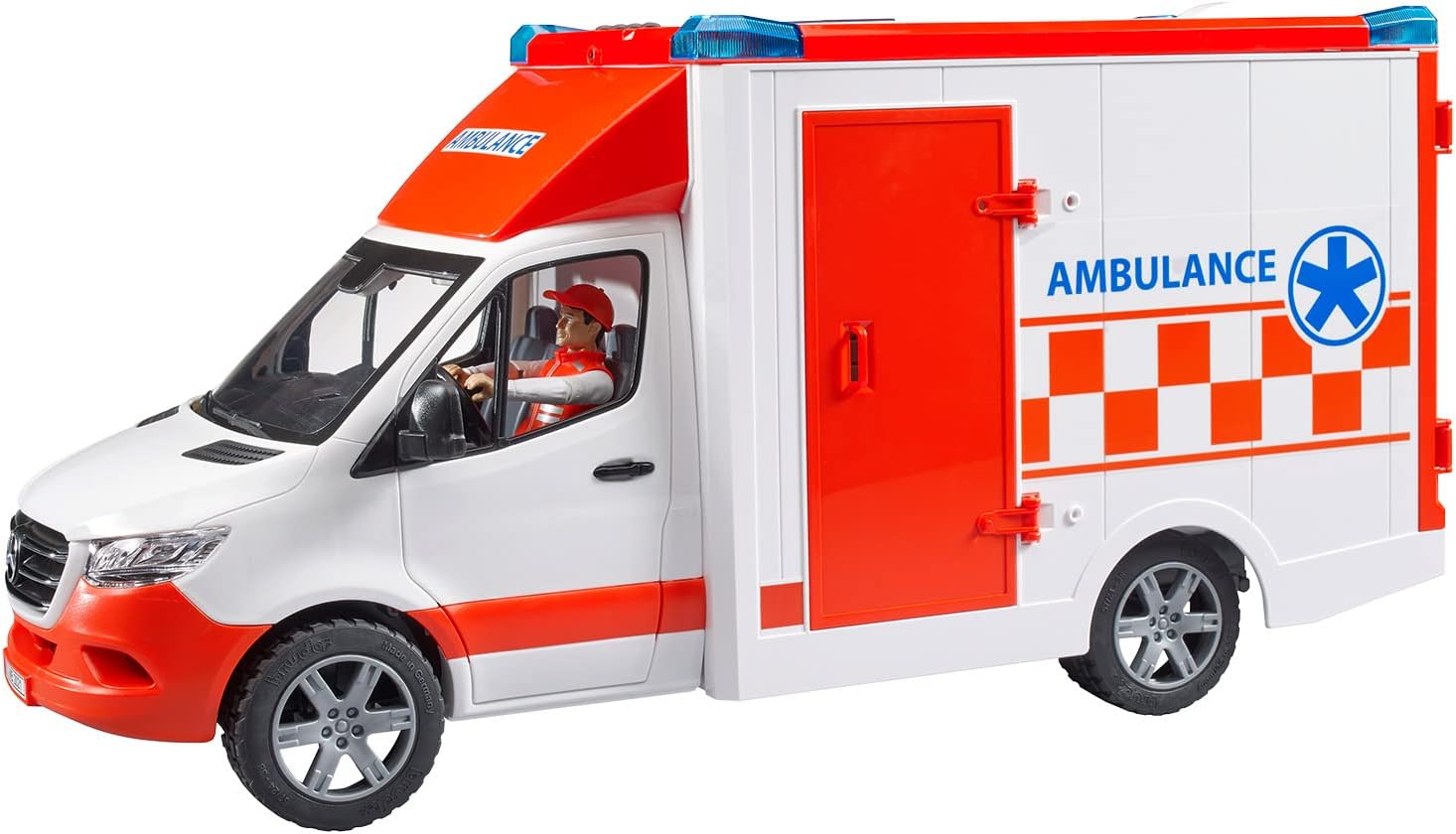Bruder MB Sprinter Ambulance with Driver 02676 - Colorland Toys