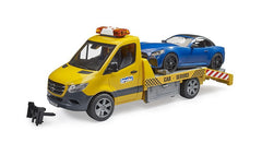 Bruder MB Sprinter Transporter with Light & Sound and Roadster 02675 - Colorland Toys