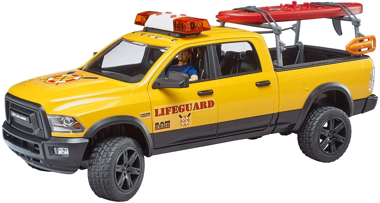 Bruder Ram 2500 Power Wagon Life Guard with Figure 02506 - Colorland Toys
