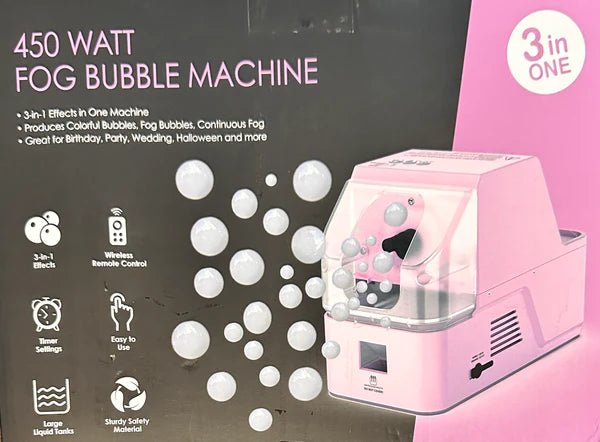 Bubble Machine 3 - In - 1 450W TC1337 - Colorland Toys