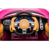 Bugatti Licensed Power Riding Car Pink LB318 - Colorland Toys