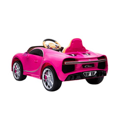 Bugatti Licensed Power Riding Car Pink LB318 - Colorland Toys