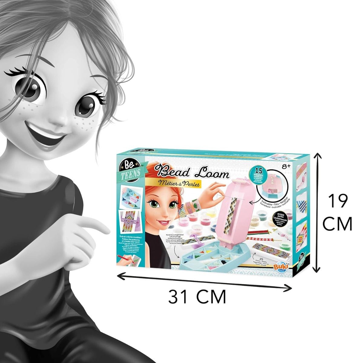 Buki Be Teens Bead Loom BE001 - Colorland Toys