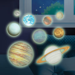 Buki France Glow Solar System 3DF10 – Wall Stickers - Colorland Toys