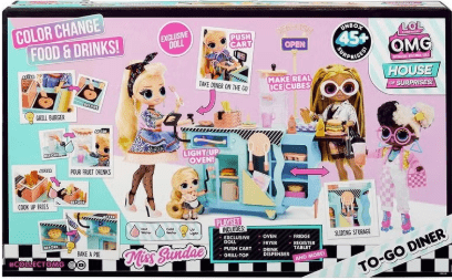 Bundle Offer LOL Surprise! OMG Miss Sundae To Go Diner With OMG Uptown Girl Fashion Doll - Colorland Toys