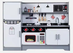 B&W Refrigerator Kitchen MSN22006 - Colorland Toys
