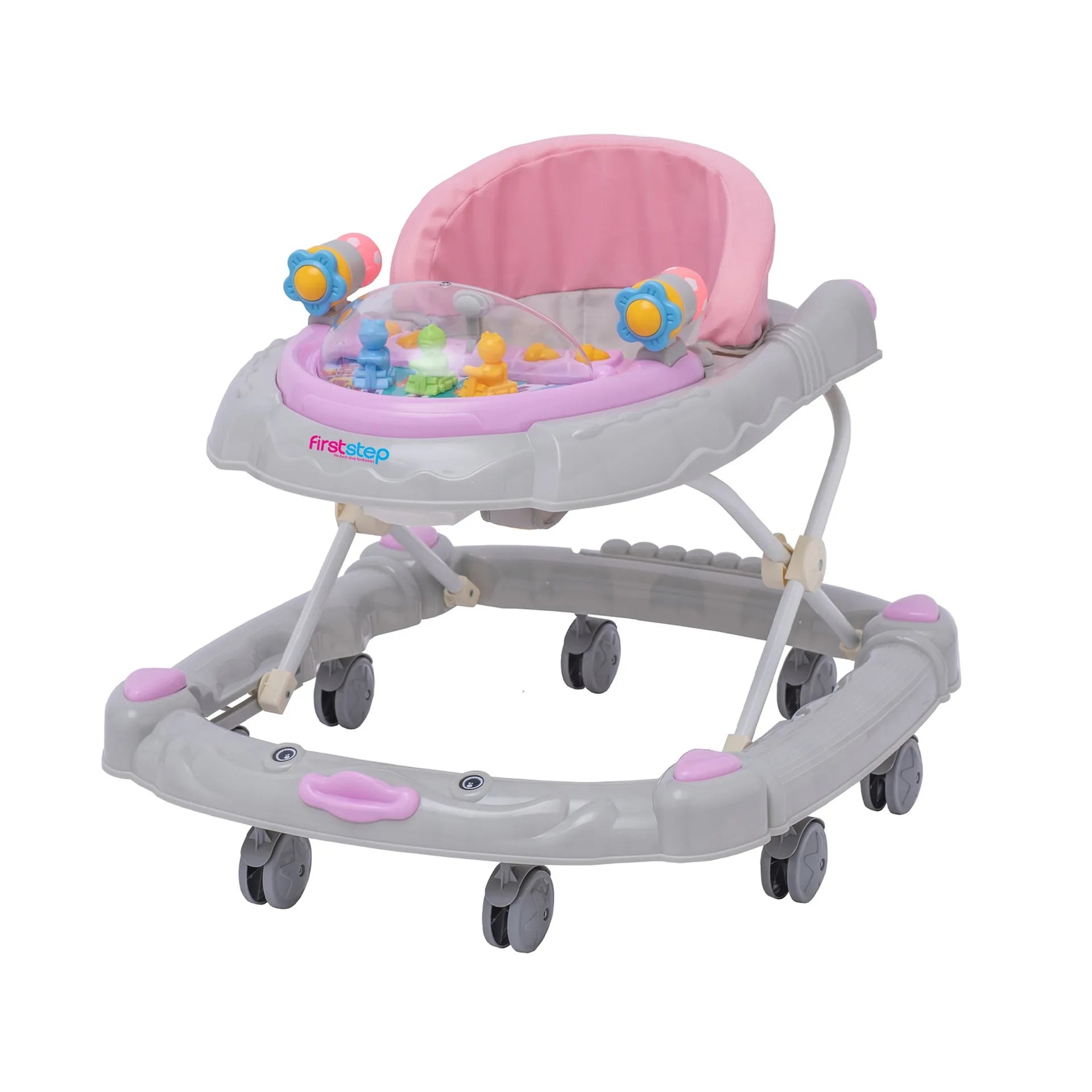 Jump N Joy Baby Walker Pink 103 - Colorland Toys