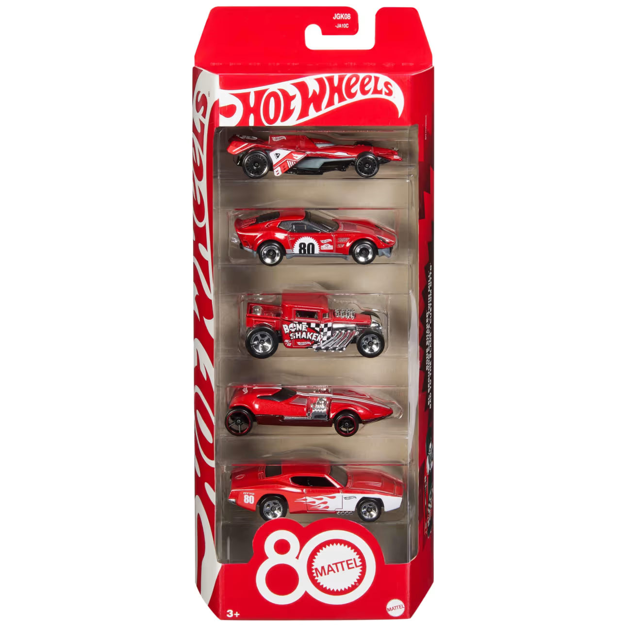 Hot Wheels Basic Car Mattel 80th 5-Pack JGK08 - Colorland Toys